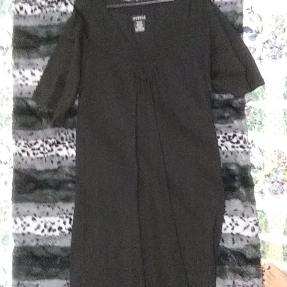 Black sweater dress
